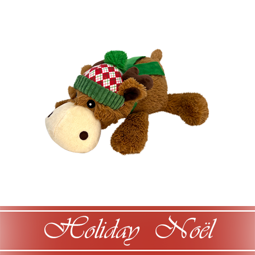 KONG COZIE REINDEER MEDIUM DOG TOY End of the leash pet boutique