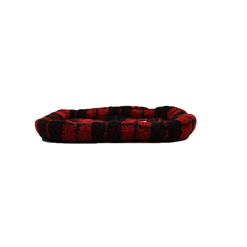 RUFF LOVE CRATE BED BOLSTER STYLE BUFFALO PLAID 35" X 22" DOG BED