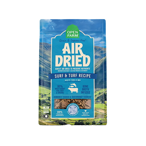 OPEN FARM AIR DRIED SURF & TURF RECIPE FOR DOGS 1LB