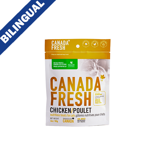 PETKIND CANADA FRESH CHICKEN AIR-DRIED NUTRITIOUS CAT TREATS 3OZ