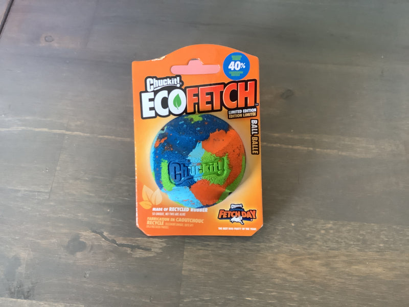 CHUCKIT! NATIONAL FETCH DAY 2024 - RECYCLED FETCH BALL MED 1PK