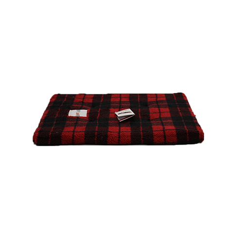 RUFF LOVE CRATE BED QUILTED BUFFALO PLAID 47" X 29" DOG BED