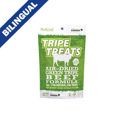 PETKIND TRIPE TREATS BEEF 6 OZ DOG TREAT