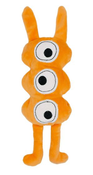 BUD-Z MONSTER PLUSH ATOMIC ORANGE DOG 1PC