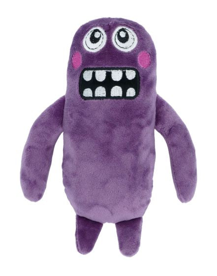 BUD-Z MONSTER PLUSH CHEWY PURPLE DOG 1PC