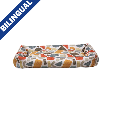 RUFF LOVE BOLSTER CLOUD BED COBBLESTONE DOG BED