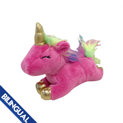 FOUFOUBRANDS FOUFIT UNICORN PLUSH PINK JUMBO DOG TOY