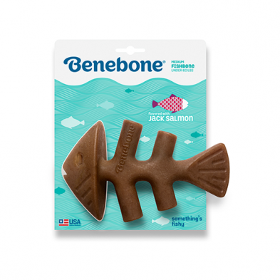 BENEBONE FISHBONE SALMON FLAVORED MEDIUM DOG CHEW