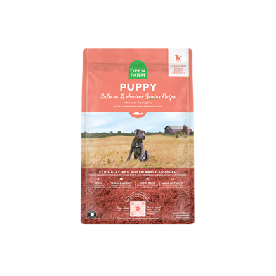 OPEN FARM PUPPY SALMON & SWEET POTATO ANCIENT GRAINS DRY DOG FOOD 4LB