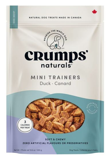 CRUMPS MINI TRAINERS DUCK SEMI MOIST DOG 10.5 OZ