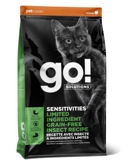 GO SENSITIVITIES LIMITED INGREDIENT GRAIN FREE INSECT CAT 3LB