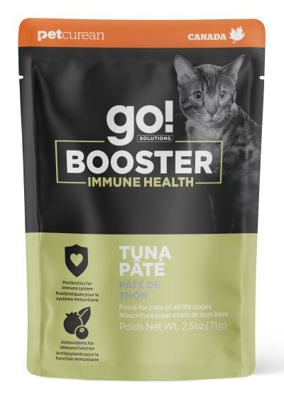 GO BOOSTER IMMUNE HEALTH TUNA PATE CAT 2.5OZ