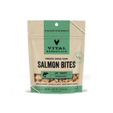 VITAL ESSENTIALS FREEZE-DRIED SALMON BITES CAT TREATS 1.1 OZ