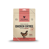 VITAL ESSENTIALS FREEZE-DRIED RAW CHICKEN ENTREE DOG FOOD MINI NIBS 14 OZ