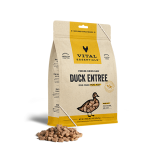 VITAL ESSENTIALS FREEZE-DRIED RAW DUCK ENTREE DOG FOOD MINI NIBS 14 OZ