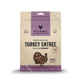 VITAL ESSENTIALS FREEZE-DRIED RAW TURKEY ENTREE DOG FOOD MINI NIBS 14 OZ