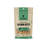 VITAL ESSENTIALS FREEZE-DRIED RAW SALMON BITES DOG TREATS 2.5 OZ