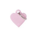 MY FAMILY - BASIC SMALL ALUMINIUM HEART PINK