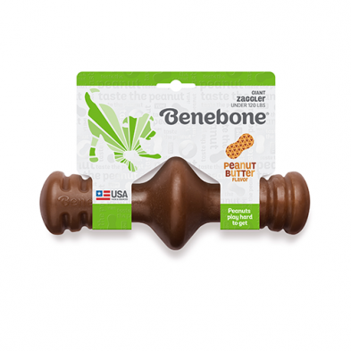 BENEBONE ZAGGLER PEANUT GIANT DOG CHEW